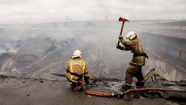 В Москве сократилось количество пожаров на стройках