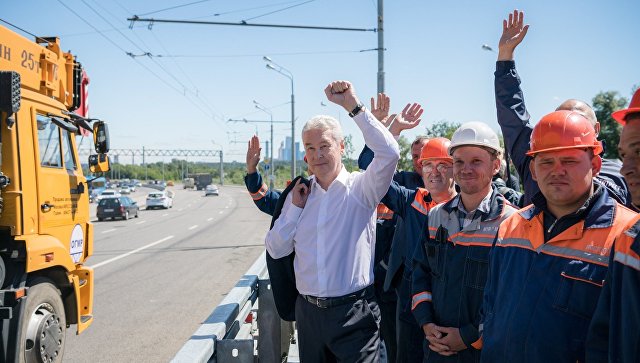 Собянин открыл движение по новому Крылатскому мосту